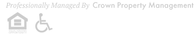 Professionally Managed by Crown Property Management
